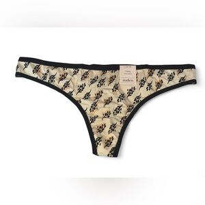 3PCS Auden Almond Cotton Blend Thong XLarge